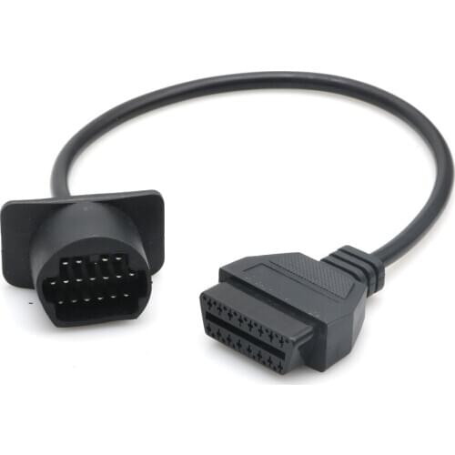 Cable OBDII OBD2 Cable Diagnostic 17 Pin to 16 Pin Adapter Connector For Mazda E7CA