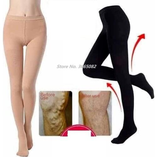 Compression Pantyhose Ninth Pants Stocking 23-32mmHg for Edema, Varicose Veins Medical Slimming Stockings Medical Pantyhose