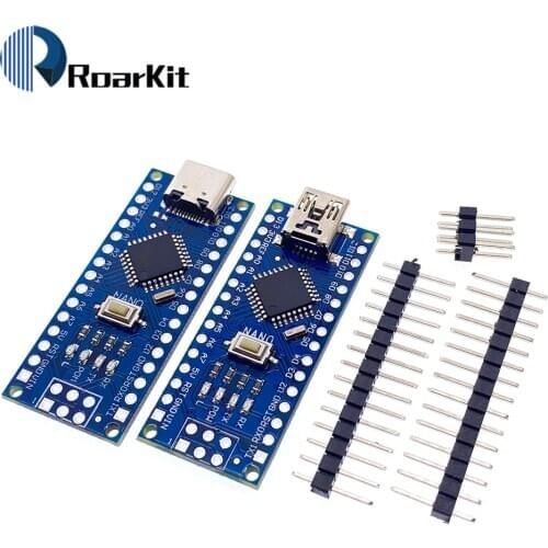 Type-C / Mini USB Nano 3.0 Atmega328 With the Bootloader Compatible V3.0 Controller for Arduino CH340 Driver 5V 16Mhz ATMEGA328P