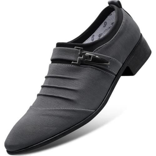2019 new mens leather shoes mens flat classic mens dress shoes Italian official Oxford cloth large size 38-48 dance shoes