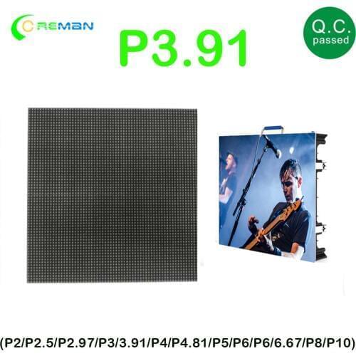 P3.91 RGB led panel module , outdoor text picture message video P4.81 P3.91 led screen module panel