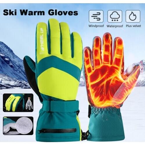1Pair Winter Waterproof Warm Ski Gloves Outdoor Sport Snowboard Windproof Touch Screen Snow Gloves