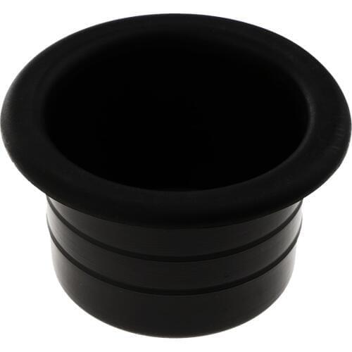 Large Black Plastic Cup Holder for Marine Boat Car Truck Camper RV - 3.94 inches Diameter