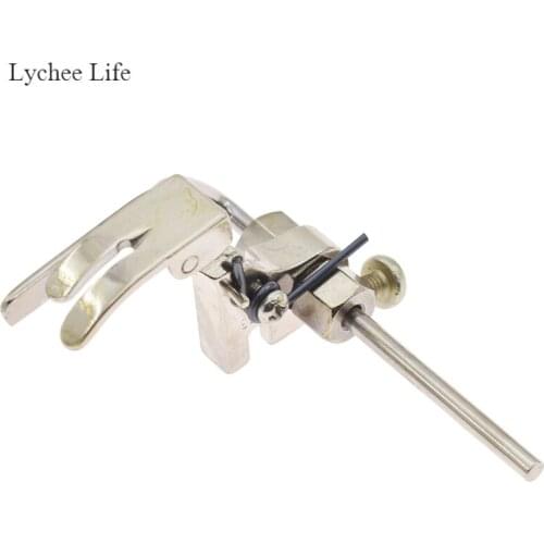 Lychee Life Sewing Machine Presser Foot Steel Double Guide Rod Industrial Sewing Machine Sewing Accessories Presser Foot