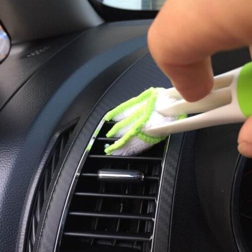 Alijunda Car dashboard outlet sewing house dust cleaning brush for Nissan Teana X-Trail Qashqai Livina Sylphy Tiida Sunny March