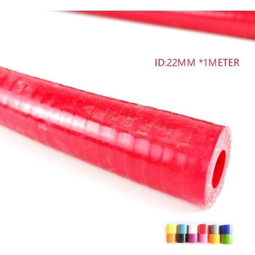 Silicone Straight Blue Hose 1 Metre Length ID 22mm 0.9inch Coupler Hose