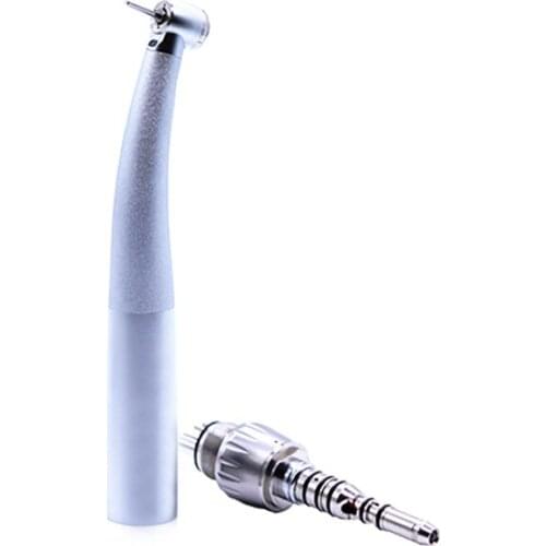 Dental LED Mini Head High Speed Handpipece with Quick Coupling Turbine Tip Air Tools Push Button
