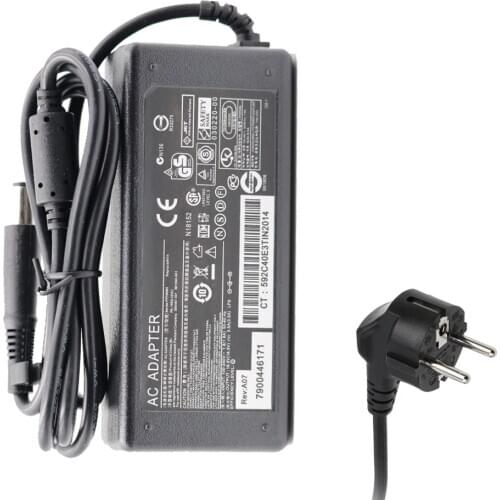 Laptop Charger for HP (18.5V, 3.5A, 7.4mm x 5.0mm)