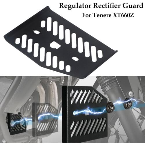 For Yamaha Tenere XT660Z XTZ 660 Motorcycle Regulator Rectifier Guard Protector Cover Protecting Mask Board Baffle