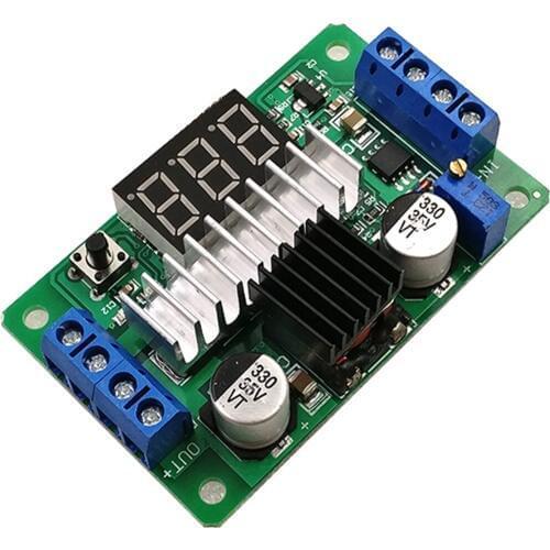 1PCS DC-DC 3 ~ 35V to 3.5 ~ 35V 100W LTC1871 booster step up regulated power supply module-up converter + voltmeter