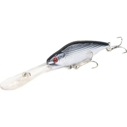 1PCS Fishing Lures Hard Isca Crankbaits 3D Eyes 110mm/ 9.3g Fishing Wobblers Lifelike Minnow For Bass Fresh Water