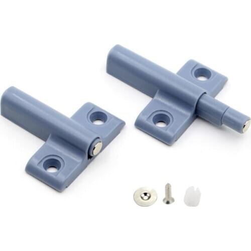 10pcs/lot Kitchen Cabinet Catches Door Stop Drawer Soft Closer Wardrobe Damper Plastic Short Buffer With Screws