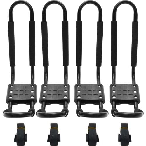 2 Pairs Kayak Roof Rack Kayak Canoe Boat Surfboard Roof Top Mount Rack for Car SUV Truck Crossbars