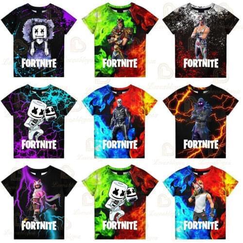 Battle Royale Fortnite Sudaderas Victory 3D T-shirt 2021 NEW DESIGN Kids Tops Girls Boys Clothes Harajuku Children Tshirt