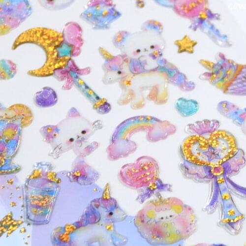 4Kinds Colorful Cute stickers DIY scrapbooking base collage mobile computer diary happy plan gift sealing decoration stickers