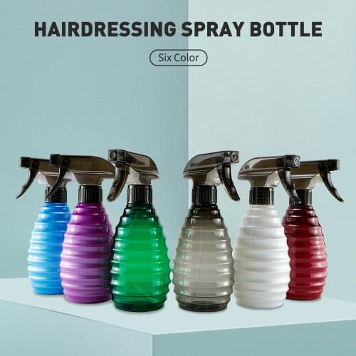400ML PET Fine Mist Applicator Bottles Barber Shop Hairdresser Tools Salon Hair Spray Bottle High Pressure Continuous Sprayer