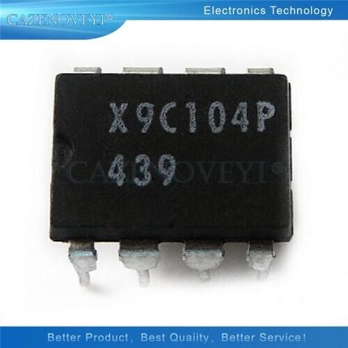 5pcs/lot X9C104P X9C104 DIP-8 In Stock