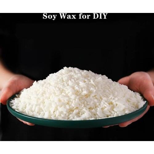 500g/1000g Natural Soy Wax for DIY Candle making raw materials candle smokeless natural Soy Wax handmade gift XJ10 500g/1000g Na