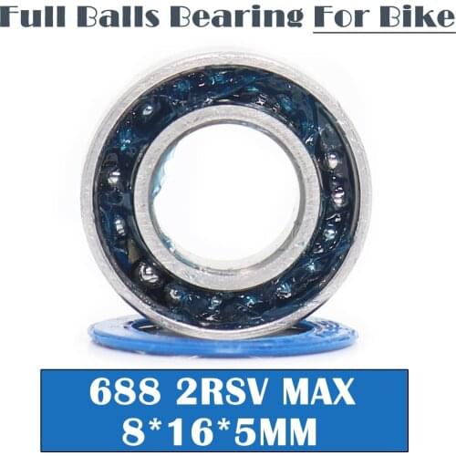 688-2RSV MAX Bearing 8*16*5mm ( 1 PC ) Full Balls Bicycle Frame Pivot Repair Parts 688 2RS RSV Ball Bearings 688-2RS