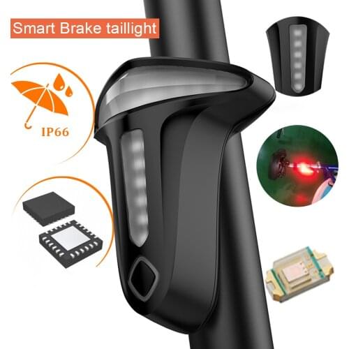 Bike Accessories Cycling Bike Light MTB Bicycle Lighting LED Warning Lantern Rear Light Lamp Parts Turn Bicycle Running Lights