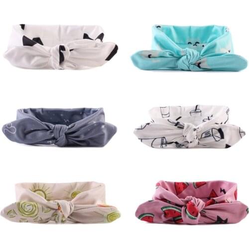 Boho Newborn Baby Headband Turban Elastic Headband Cute Baby Hair Accessories Kids Hair Band Girl Ribbon fasce capelli neonata