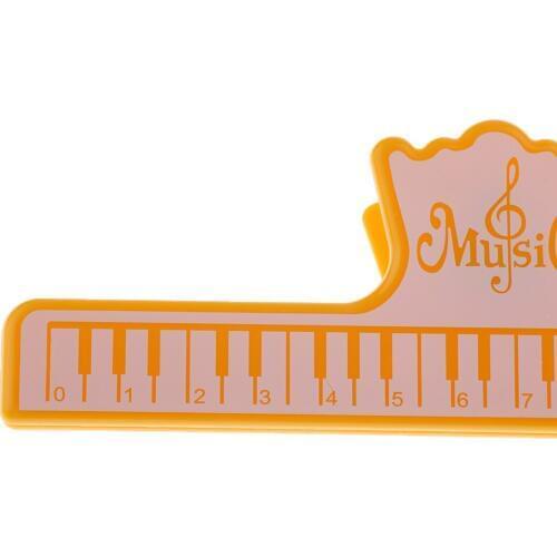 Paper Sheet Document Files Clip Music Clip Page Holder Novelty Golden White