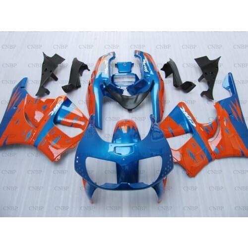 CBR893RR 1994 - 1997 Body Kits for Honda Cbr893RR 1994 Abs Fairing CBR 893 1997 Blue Orange Motorcycle Fairing