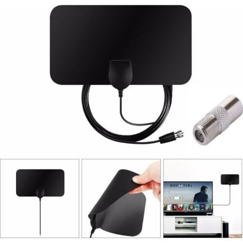 DVB-T2 50 Miles 4K 1080P Indoor Digital HDTV Antenna Signal Amplifier Aerial European and American HDTV Indoor TV Antenna