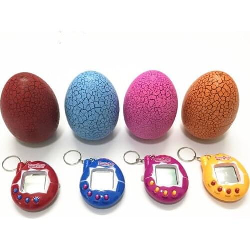 Tumbler Dinosaur Egg Multi-colors Virtual Cyber Digital Pet Game Toy Tamagotchis Digital Electronic E-Pet Christmas Gift