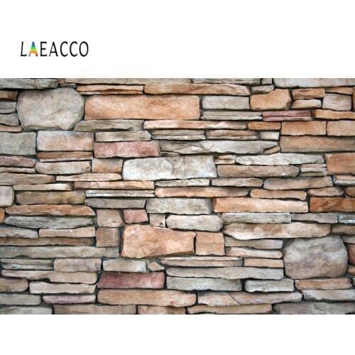 Laeacco Old Stone Slate Piled Wall Party Home Decor Pattern Photography Backdrops Photographic Background Photocall Photo Stuido