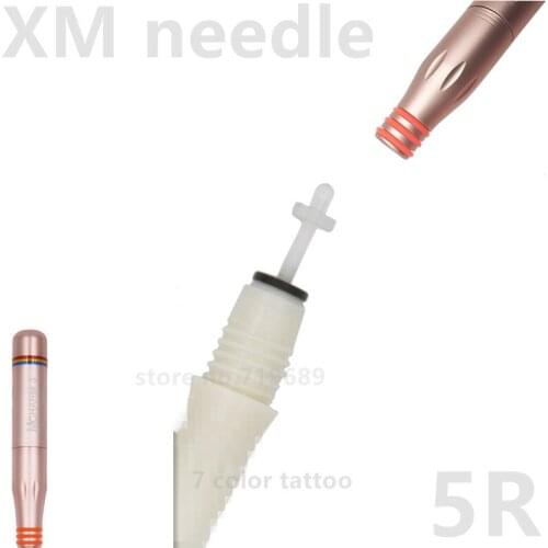 Cartridge clear CHARMANT needles 5RL tattoo eyebrow Permanent Makeup Needles Tattoo Needles for Permanent Machine Gun Free Shipp