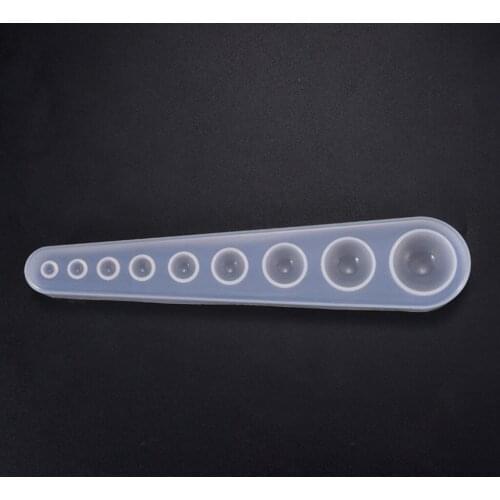 Round Silicone Domed Cabochon Mold DIY Epoxy Resin Casting Earring Pendant Mould