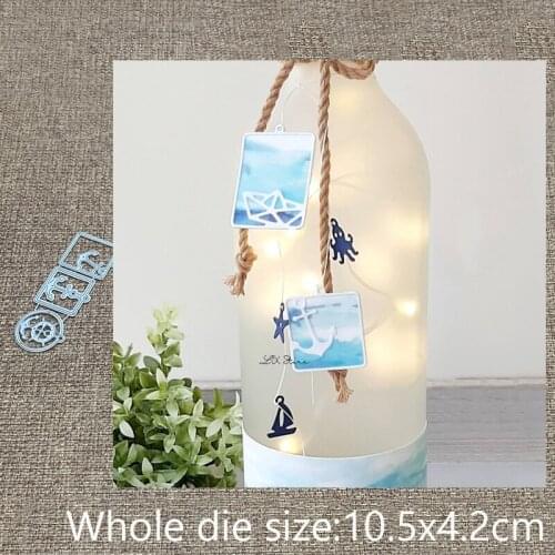 XLDesign Craft Metal stencil mold Cutting Dies Anchor sailboat decoration scrapbook die cuts Album Paper Card Craft Embossing