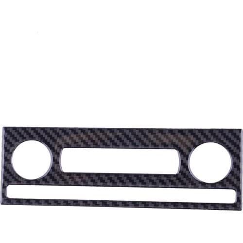 Air Conditioner Trim Center Console Panel Switch Button Cover Decor Carbon Fiber Fit for Chevrolet Corvette C6 2005 2006 2007