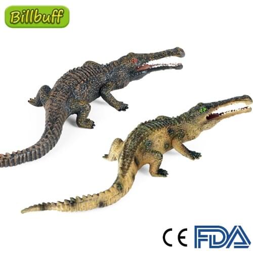 New DIY Simulation Wild Animal ABS Crocodile Model Figures Collection Cognition Educational Toy for Childrens Kid Christmas Gift