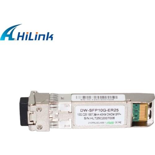 DWDM SFP+ Transceiver 10G SFP+ DWDM C25 1557.36nm 40km Optical Transceiver Optical Module