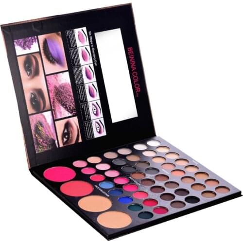52 Colors Sleek Mineral Matte Eyeshadow Palette Bright Pallette Makeup Tool