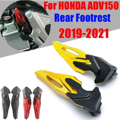 Foot Pegs Pedal Rests For Honda ADV150 ADV 150 2019-2021 Motorcycle Parts Rear Passenger Footrests Footpegs Footrest Foot Rest
