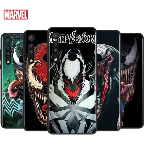 Marvel Venom For Motorola G9 G8 G Stylus Power One Fusion Hyper Edge E7 E6 5G Plus Play Lite Silicone Phone Case