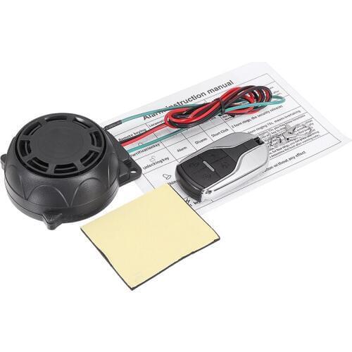 Mayitr 1set Motorcycle Scooter Anti-theft Security Alarm Sensor System Immobiliser Remote Control 315MHZ 115dB-120dB