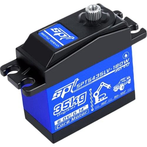SPT5435LV-180W 35KG Digital Servo 90 Degree for 1:10 1: 8 Tracked Vehicles