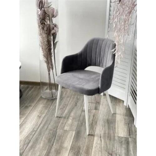 Kitchen Dining Chairs Dark Gray Kitchen Counter Office Lounge Living Room Chairs Tub Chairs with Backrests & Armrests