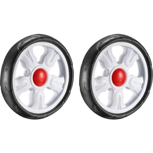 Uxcell Plastic Swivel Pulley Wheel 186mm/7.33inch Dia Single Wheel 8mm Mounting Hole Dia , 2pcs