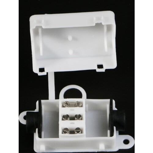 T3EC 9A 250V AC 3 Pin IP44 Waterproof Electrical Cable Wire Connector Junction Box