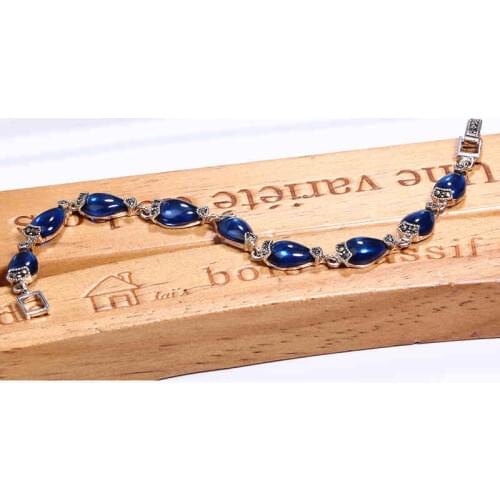 ZHJIASHUN Blue Bracelets