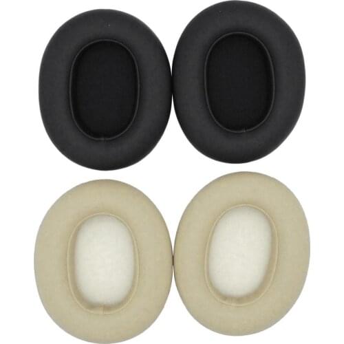 1 Pair Headphone Earpads Durable Lightweight Faux Leather Replacement Ear Foam Cushions for Edifier W830BT W860NB