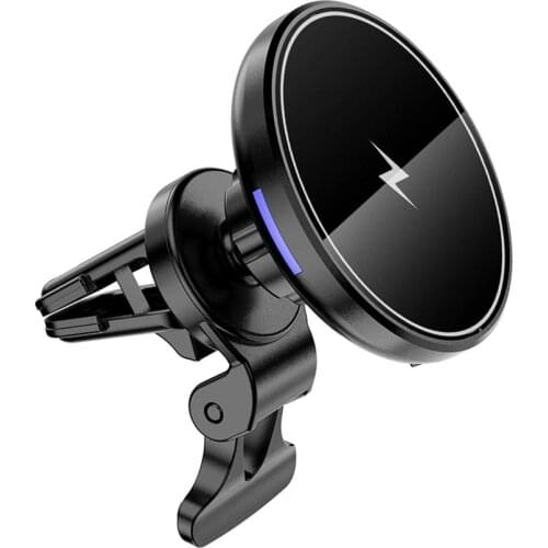 15W Magnetic Wireless Car Charger Phone Holder for iPhone 12 Pro Max Universal Wireless Charging Car Phone Holder for Huawei