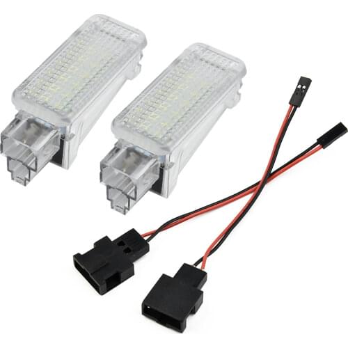 2XLED Trunk Boot Lights Lamp For Skoda Octavia Fabia Superb Roomster Kodiaq Led Luggage Compartment Light