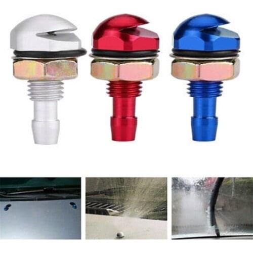 2Pcs Fan-Shaped Car Cleaning Universal Washer Bonnet Front Windshield Water Sprayer Auto Wiper Jet Nozzle Auto Accessories