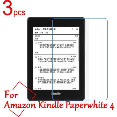 3pcs Ultra Clear/Matte/Nano anti-Explosion LCD Screen Protector Cover For Amazon Kindle Paperwhite 4 2018 New Protective Film